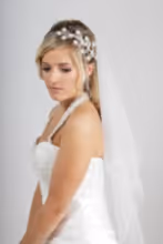 Load image into Gallery viewer, Bridal Apparel Crystal Drop Veil - CGC404B
