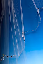 Load image into Gallery viewer, Bridal Apparel Crystal Drop Veil - CGC404C
