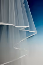 Load image into Gallery viewer, Bridal Apparel Soft Italian Tulle Veil with Ribbon Edge || CGC458B

