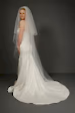 Load image into Gallery viewer, Bridal Apparel Delicate Crystal Scatter Veil || CGC473B
