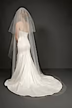 Load image into Gallery viewer, Bridal Apparel Delicate Crystal Scatter Veil || CGC473B
