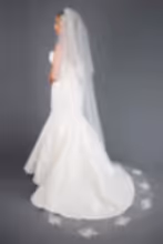 Load image into Gallery viewer, Bridal Apparel Beaded Lace Appliqué Veil || CGC507A
