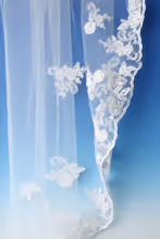 Load image into Gallery viewer, Bridal Apparel Corded Lace Train Veil || CGC511A
