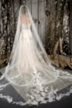 Load image into Gallery viewer, Bridal Apparel Statement Lace Veil || CGC568B
