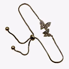 Load image into Gallery viewer, Bridal Apparel Bejewelled Butterfly Bracelet
