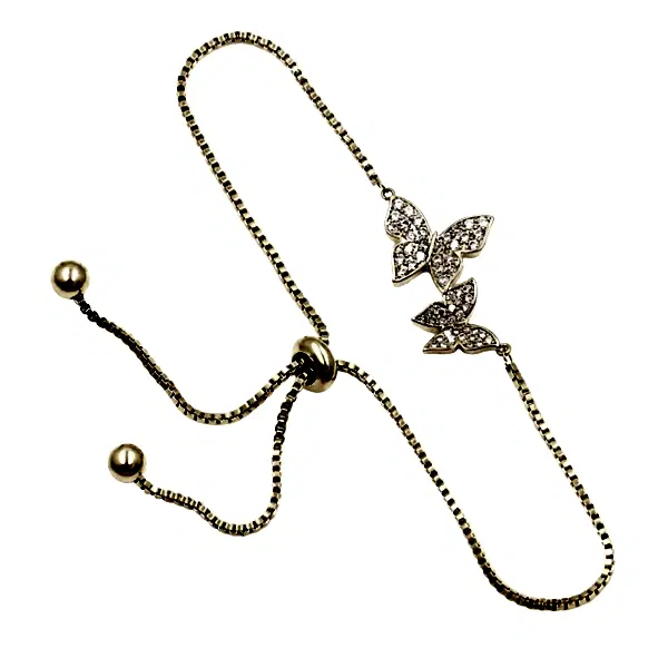 Bridal Apparel Bejewelled Butterfly Bracelet